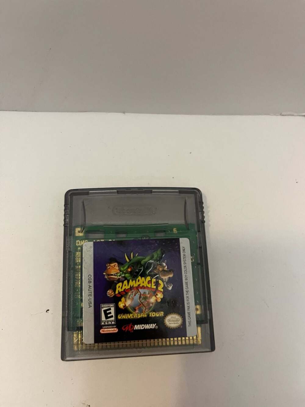 Rampage 2: Universal Tour Nintendo Game Boy Color Video Game ONLY